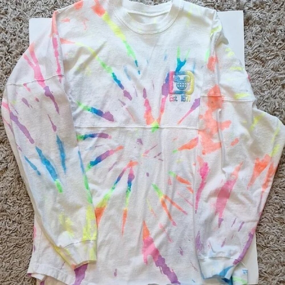 Disney Neon Tie Dye Spirit Jersey
